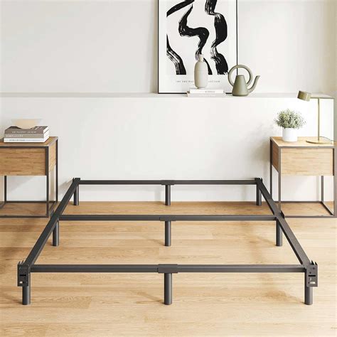 metal bed frame split box spring|9 inch metal bed frame.